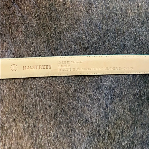 Genuine Snake Skin waist Belt - Picture 4 of 4